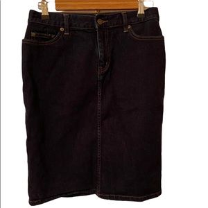 Ralph Lauren stretch denim skirt